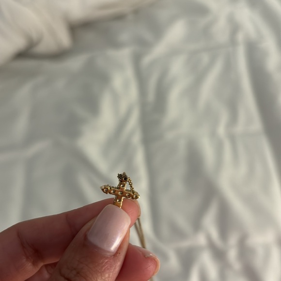 Nadri Gold Cross Pendant - Picture 5 of 5